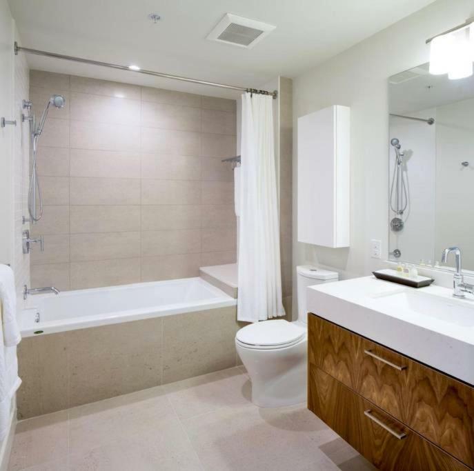 Luxurious Highrise 2B 2B Apartment Heart Of Downtown La Los Angeles Bagian luar foto