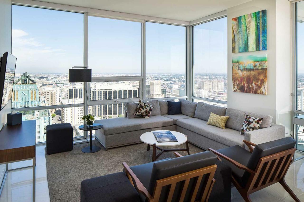 Luxurious Highrise 2B 2B Apartment Heart Of Downtown La Los Angeles Bagian luar foto
